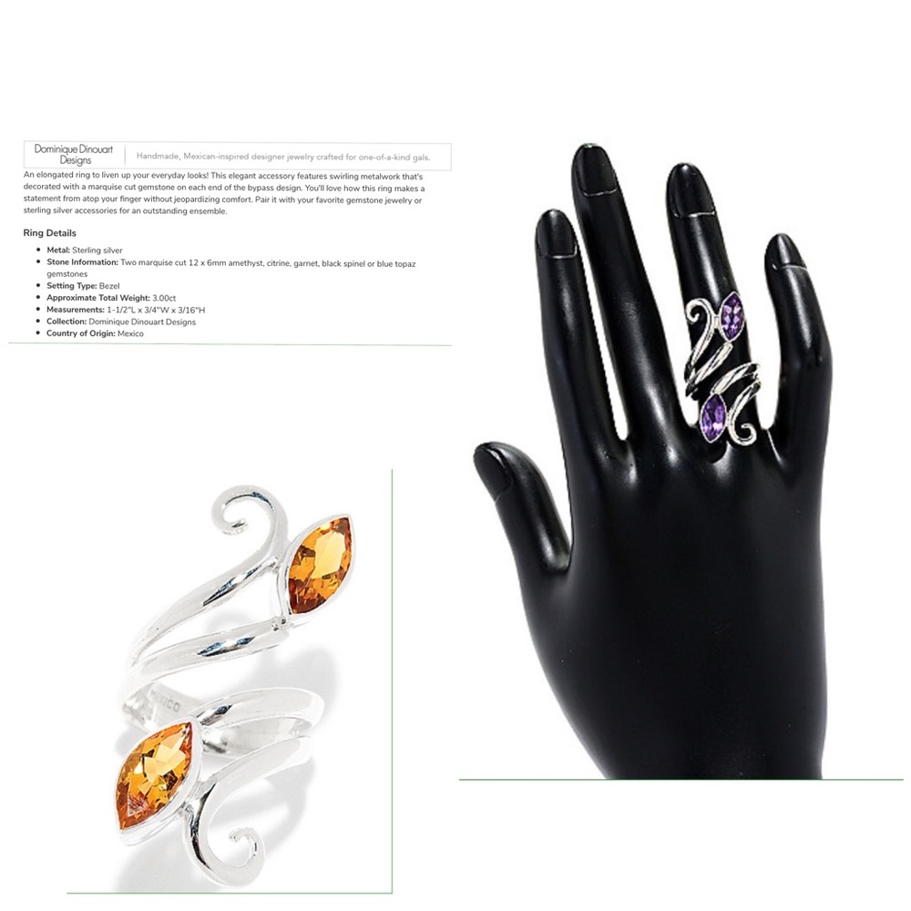 GORGEOUS‼️ 3.00CTW MARQUISE BYPASS RING